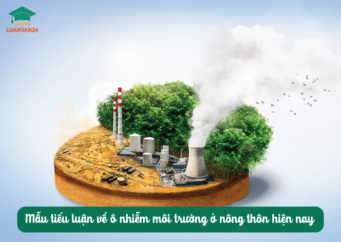 Mẫu tiểu luận về ô nhiễm môi trường ở nông thôn hiện nay